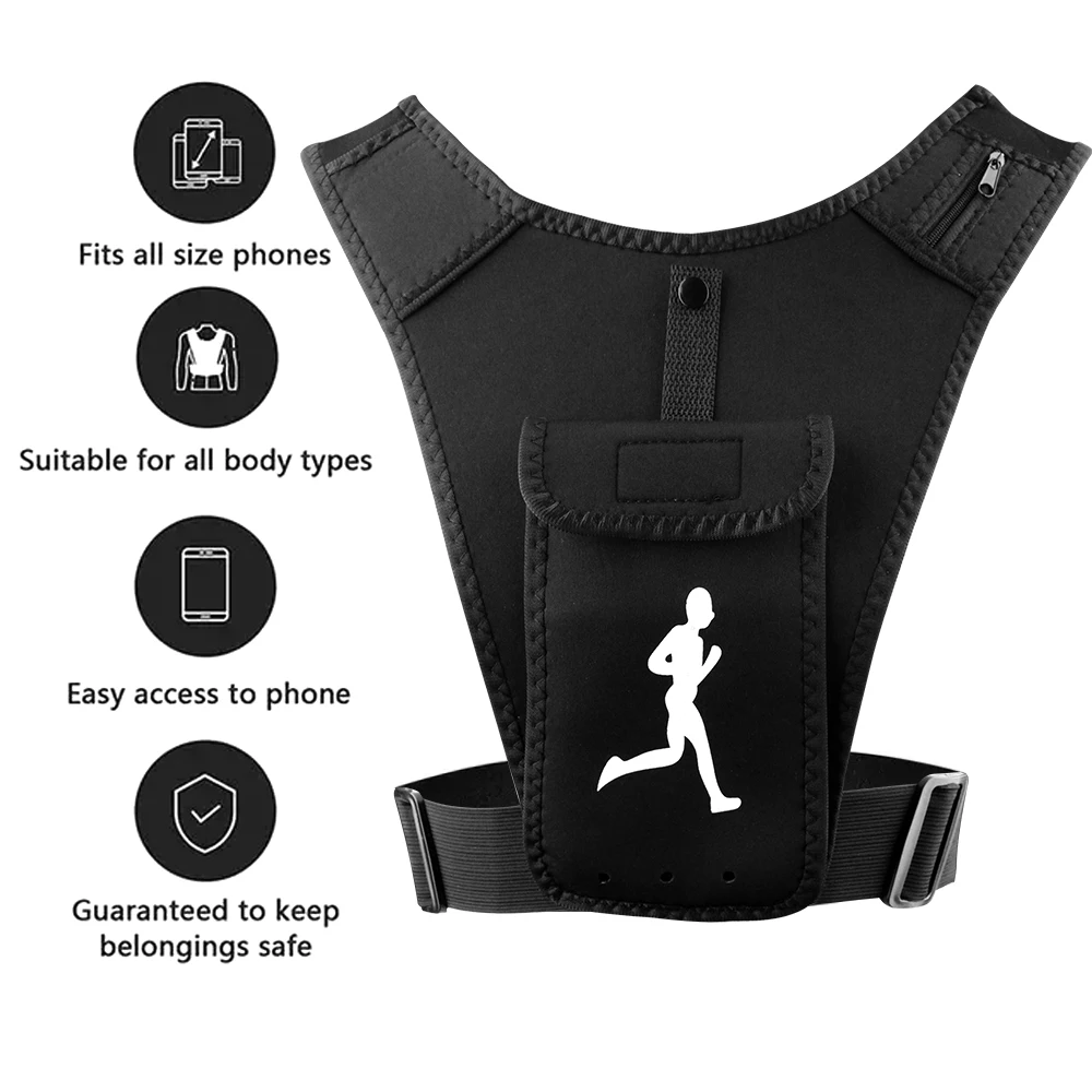 남녀공용 조절 가능한 러닝 조끼 폰 홀더, 키 파우치가 - Running Gear Sale 리뷰 및 가격
